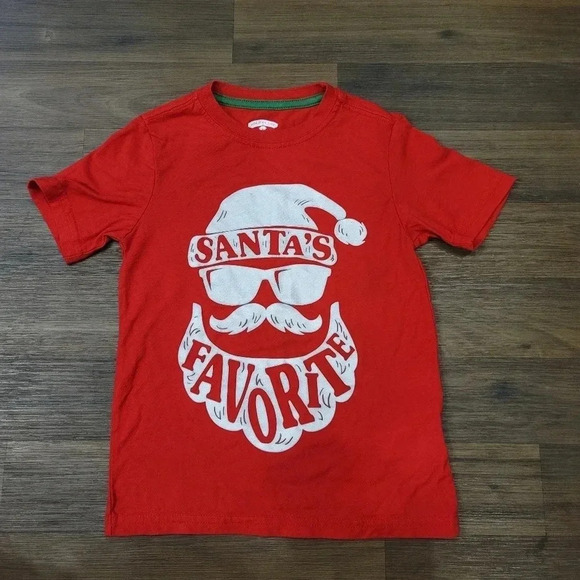 Holiday Time Red Graphic T-Shirt ( Santa’s Favorit - Picture 1 of 6